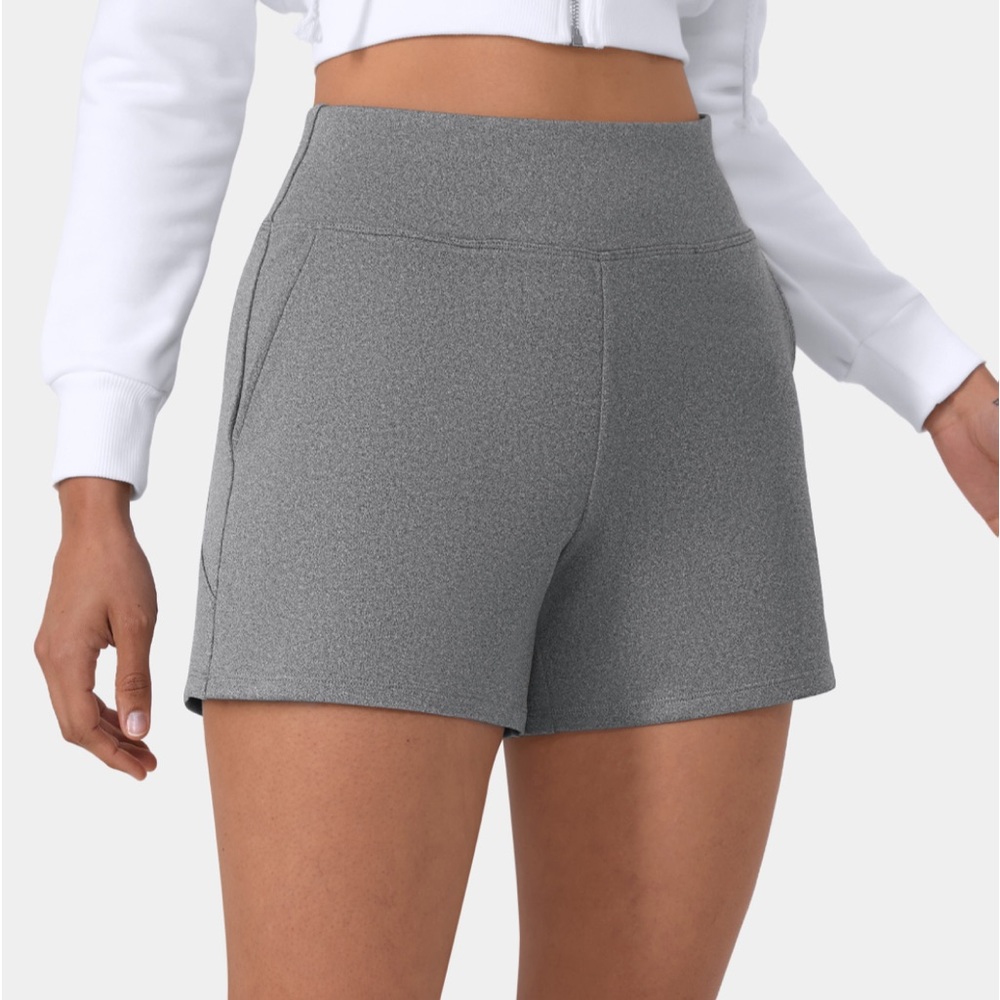 High-waist side pocket & back zipper pocket